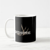 Elk Hunter Shed Happens Funny Deer Junting Kaffeetasse (Links)