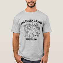 Elk in Forest Illustration Custom Family Reunion 