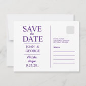 Elk Lake, Oregon, Save The Date (Rückseite)