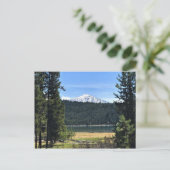 Elk Lake with Mount Bachelor, Oregon Postkarte (Stehend Vorderseite)