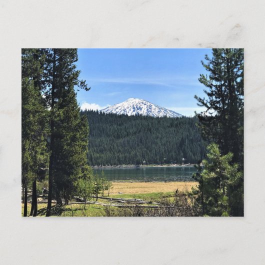 Elk Lake with Mount Bachelor, Oregon Postkarte (Vorderseite)