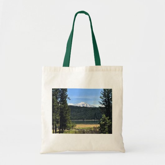Elk Lake with Mount Bachelor, Oregon Tragetasche (Vorne)