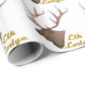 Elk Lodge Geschenkpapier (Rolleneckpunkt)