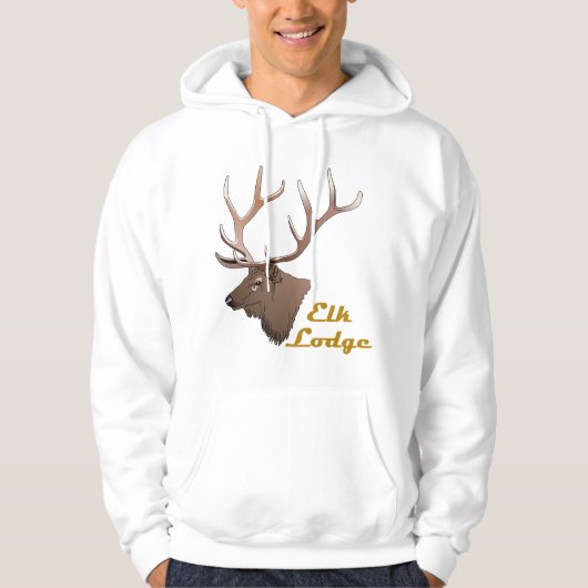 Elk Lodge Hoodie (Vorderseite)