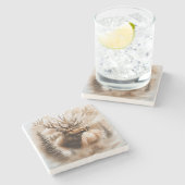 Elk Marble Untersetzer (Seitenansicht)