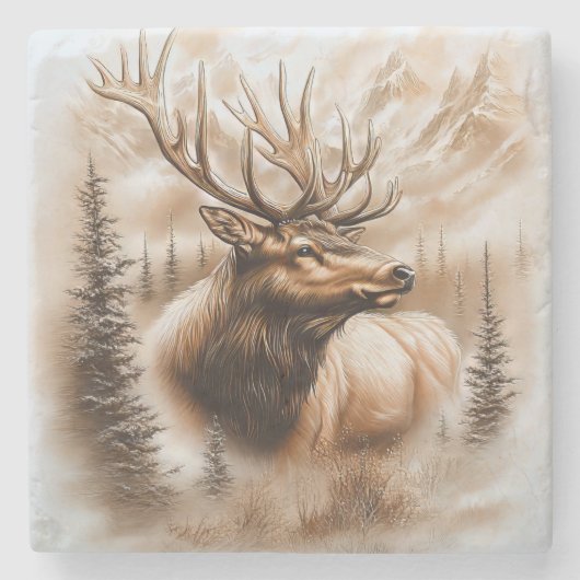 Elk Marble Untersetzer (Vorderseite)