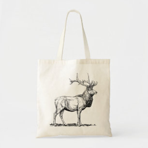 Elk Moose Deer Head Animal Jagd Antler Tragetasche