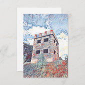 Elk Mound Castle Dankeskarte (Vorne/Hinten)