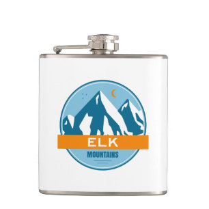 Elk Mountains Colorado Flachmann
