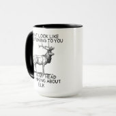 Elk Mug, Elk Gifts, Elk Lover Coffee Cu Tasse (Vorderseite Links)