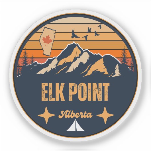 Elk Point, Alberta Aufkleber (Vorderseite)