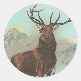 Elk-Preis Runder Aufkleber