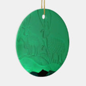 Elk Room im Hotel de Glace, Quebec, Kanada Keramik Ornament (Rechts)