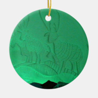 Elk Room im Hotel de Glace, Quebec, Kanada Keramik Ornament