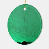 Elk Room im Hotel de Glace, Quebec, Kanada Keramik Ornament (Links)