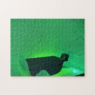 Elk Room im Hotel de Glace, Quebec, Kanada Puzzle