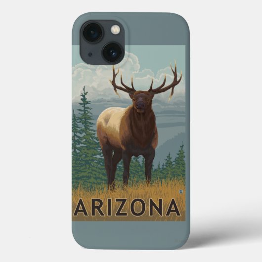 Elk SceneArizona Case-Mate iPhone Hülle (Rückseite)