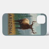 Elk SceneArizona Case-Mate iPhone Hülle (Rückseite (Horizontal))