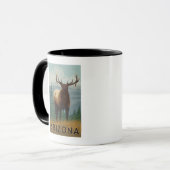 Elk SceneArizona Tasse (Vorderseite Links)