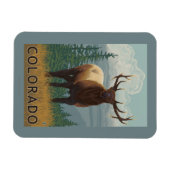 Elk SceneColorado Magnet (Horizontal)