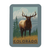 Elk SceneColorado Magnet (Vertikal)