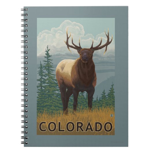 Elk SceneColorado Notizblock (Vorderseite)