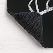 Elk Shed Rack Horn Jagen Mousepad (Ecke)