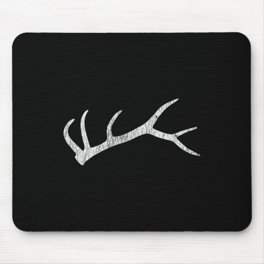 Elk Shed Rack Horn Jagen Mousepad (Vorne)
