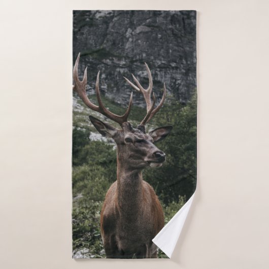 ELK-STACK HIRSCH BADEHANDTUCH (Badehandtuch)