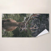 ELK-STACK HIRSCH BADEHANDTUCH (Badehandtuch)