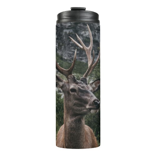 ELK-STACK HIRSCH THERMOSBECHER (Vorderseite)