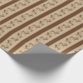 Elk Stripe  Geschenkpapier (Ecke)