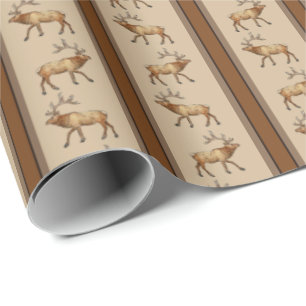 Elk Stripe Geschenkpapier
