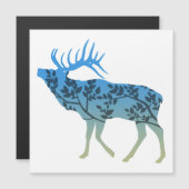Elk Tree Magnetkarte (Vorne/Hinten)