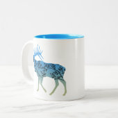 Elk Tree Zweifarbige Tasse (Vorderseite Links)