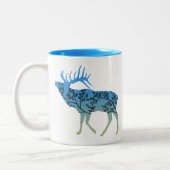 Elk Tree Zweifarbige Tasse (Links)