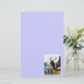 Elk Wapiti Briefpapier (Stehend Vorderseite)