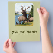 Elk Wapiti Flyer (Hand)