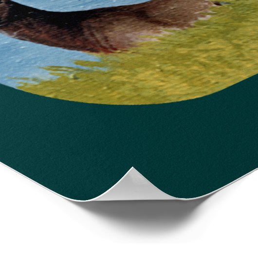 Elk Wapiti Poster (Ecke)