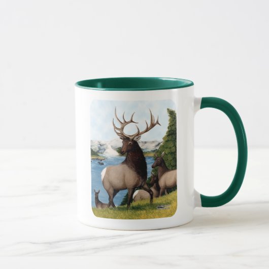 Elk Wapiti Tasse (Rechts)