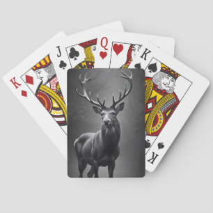 Elk Wildlife Majestic Nature Life Poster Wallpaper Spielkarten