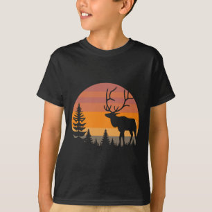 Elkaholic Deer Elk Hunter - Hu T-Shirt