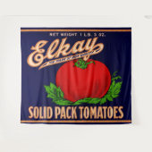 Elkay Solid Pack Tomaten aus den 1930er Jahren kön Wandteppich (Vorderseite (Horizontal))