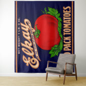 Elkay Solid Pack Tomaten aus den 1930er Jahren kön Wandteppich (Beispiel)