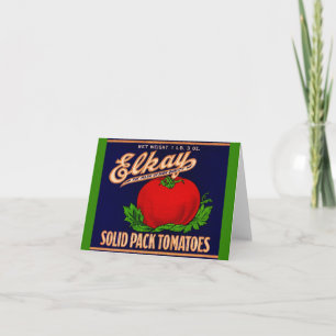 Elkay Solid Pack Tomaten aus den 30er Jahren könne