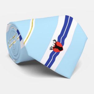 Elkhart (Indiana) Stadtflagge Neck Tie Krawatte