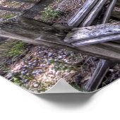 Elkhorn Ghost Town Friedhof - Montana Poster (Ecke)