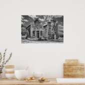 Elkhorn Ghost Town Public Halls - Montana Poster (Küche)