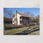 Elkhorn Tavern, Nationaler Militärpark Pea Ridge Postkarte (Vorderseite)
