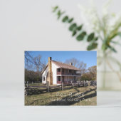 Elkhorn Tavern, Nationaler Militärpark Pea Ridge Postkarte (Stehend Vorderseite)